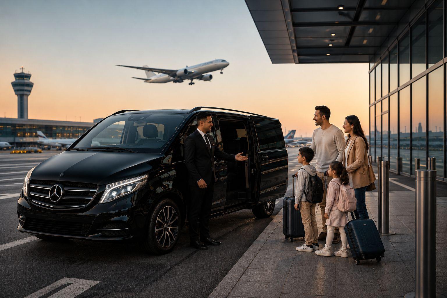 Paris airport shuttle and private transfer service